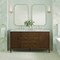 James Martin Vanities 60'' Double Vanity, Mid Century Walnut w/ 3 CM Victorian Silver Quartz Top 485-V60D-WLT-3VSL - alternate 3
